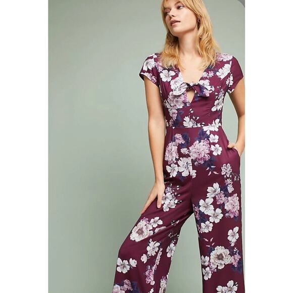 Yumi Kim for Anthropologie Floral Cutout Jumpsuit - Picture 3 of 8